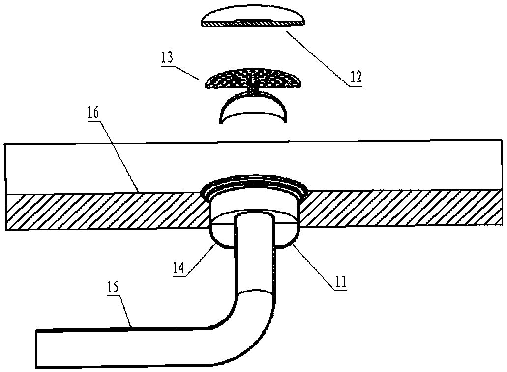 Blocking-type anti-pollution clean floor drain and use method thereof