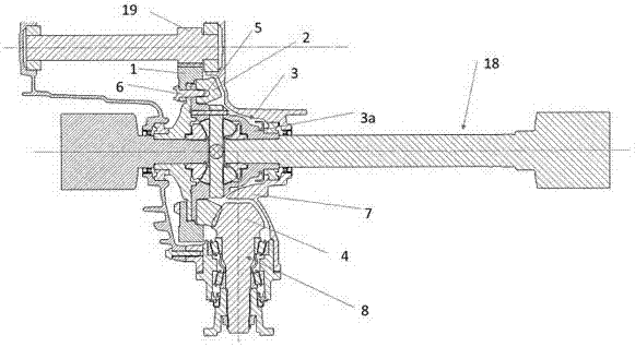 Compact vehicle drive train