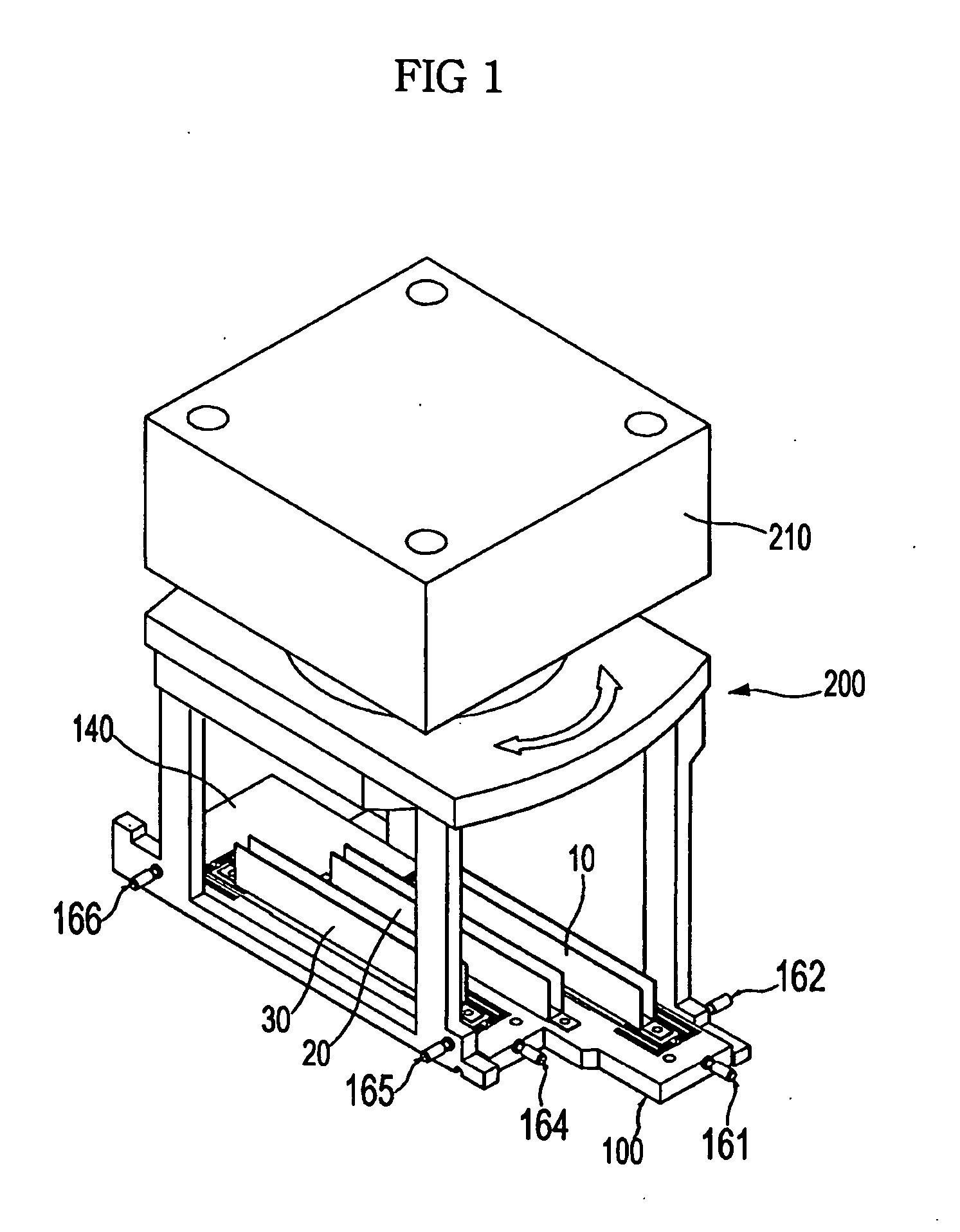 Ink-jet head mount and ink-jet printing apparatus using the same