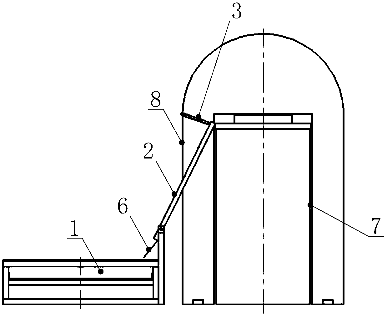 Isostatic pressing equipment liquid receiving system and isostatic pressing equipment