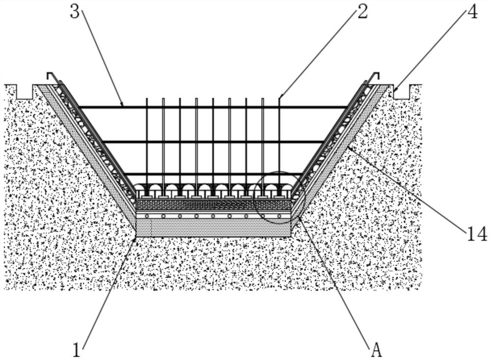 A high-efficiency anti-seepage method for landfills for domestic waste treatment