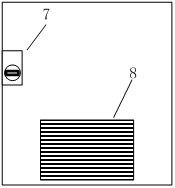 Box-type substation safety door control device and method