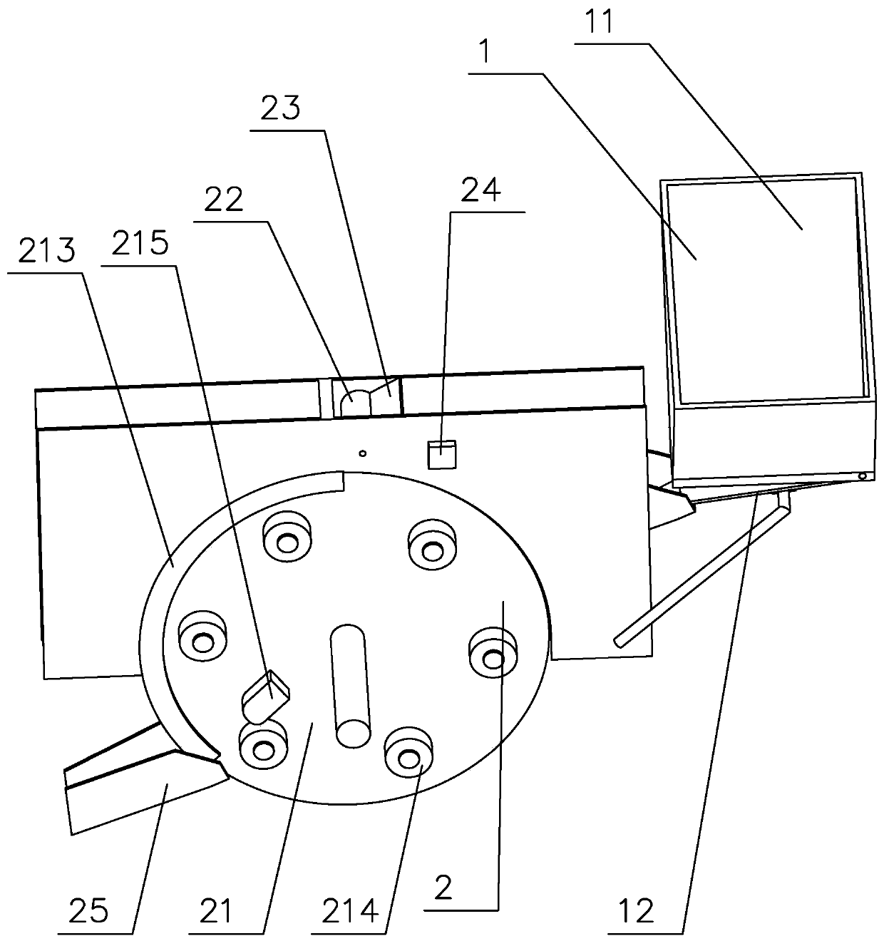 Vegetable and fruit kernel removing device