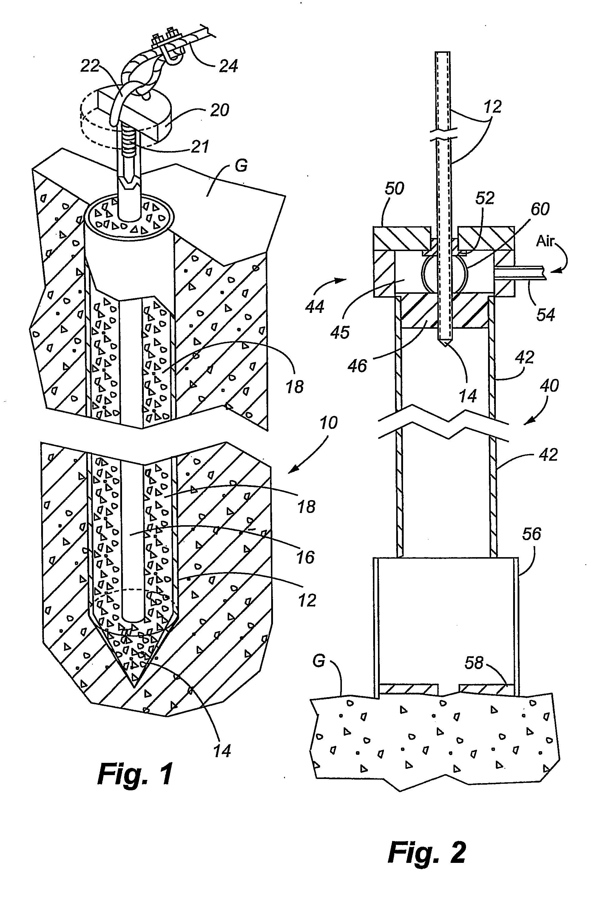 Method and apparatus for creating soil or rock subsurface support