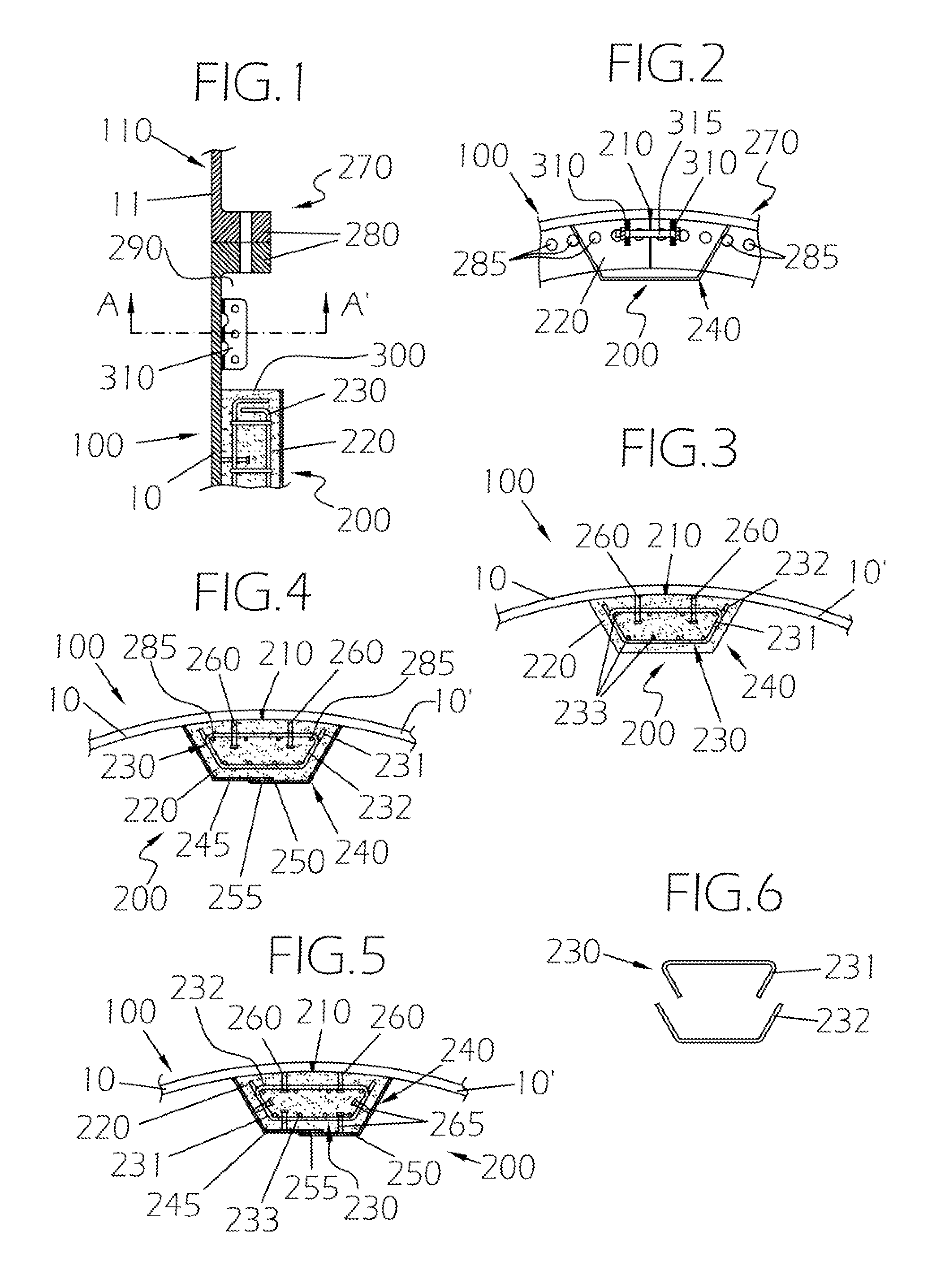 Composite Connection For A Wind Turbine Tower Structure