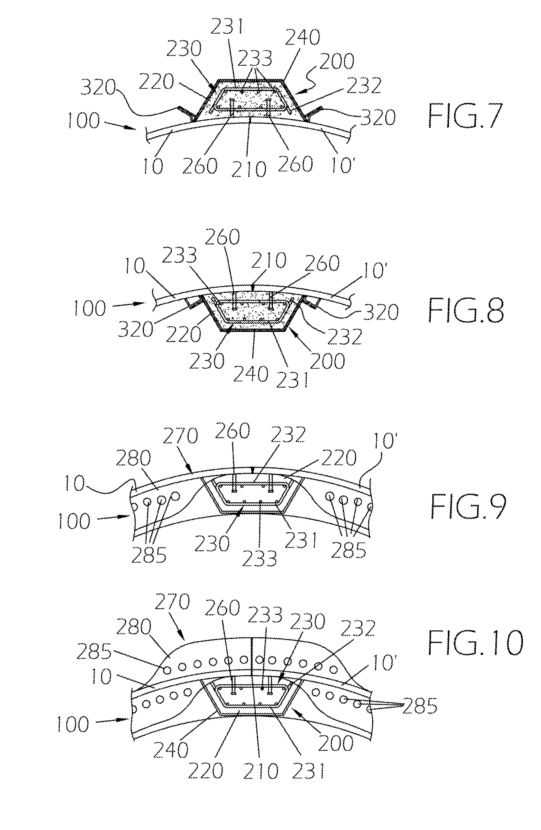 Composite Connection For A Wind Turbine Tower Structure