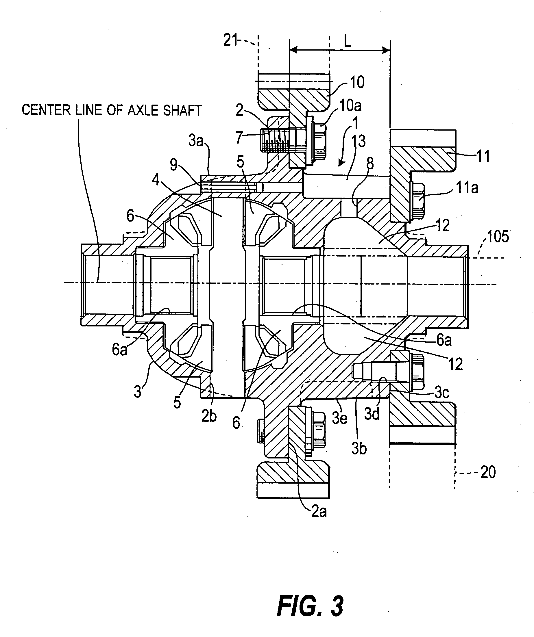 Drive mechanism for a four wheel drive transverse engine-mounted vehicle