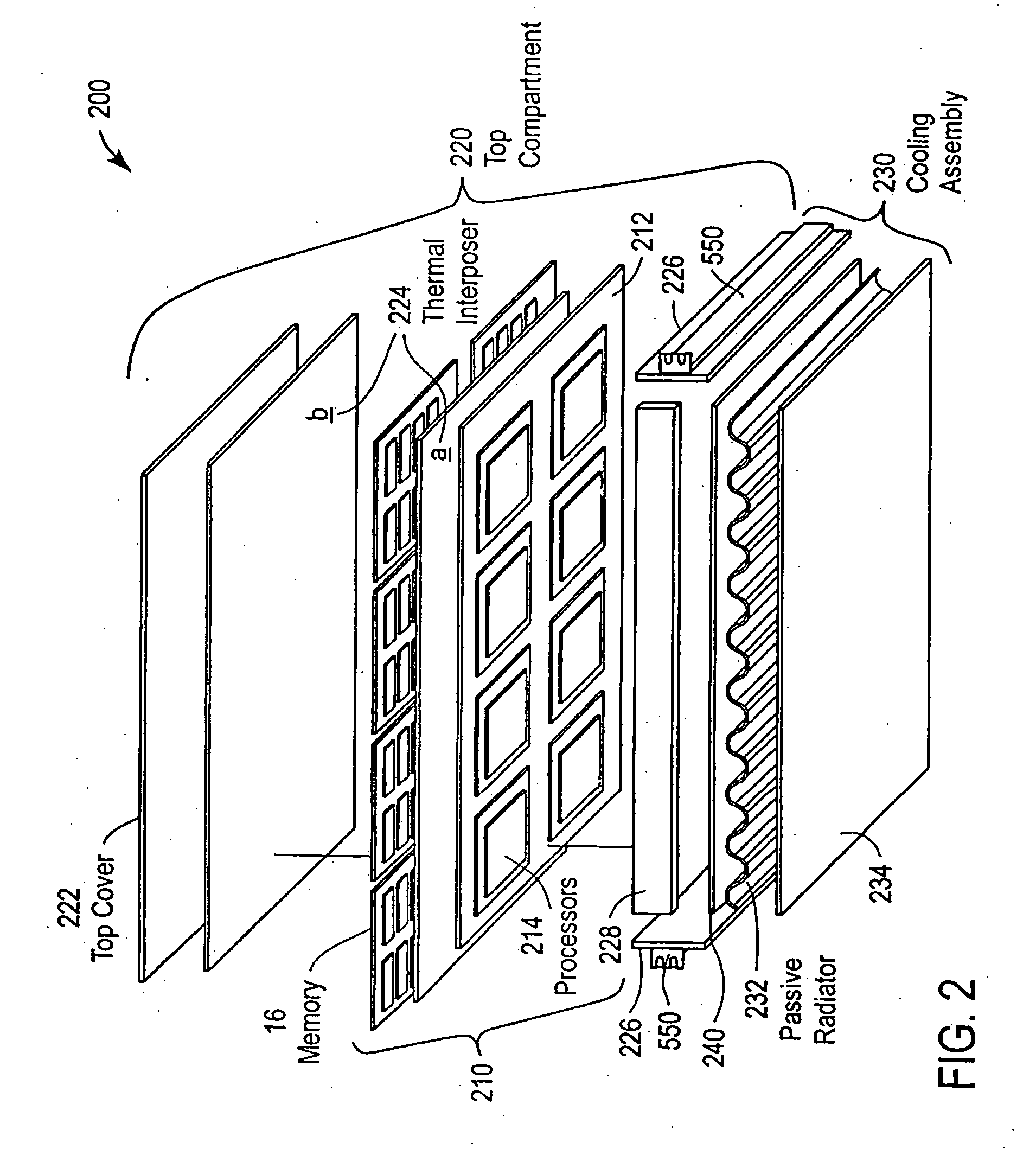 Thermal management for a ruggedized electronics enclosure