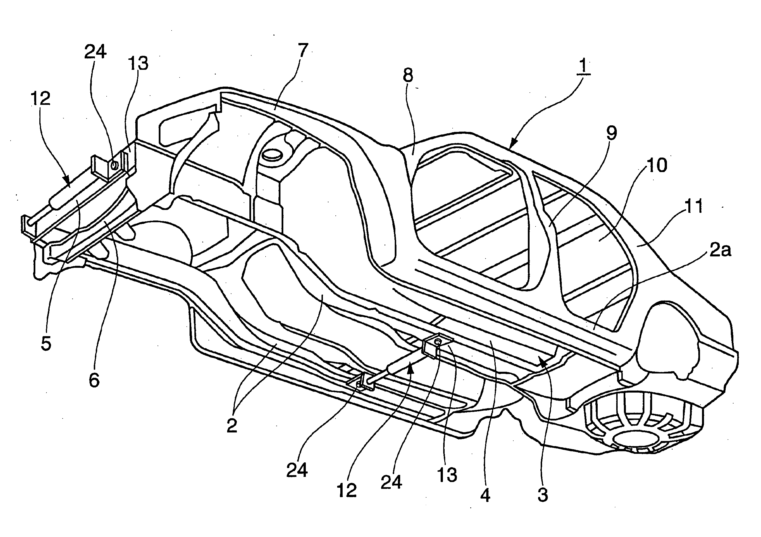 Reinforcement device for vehicle