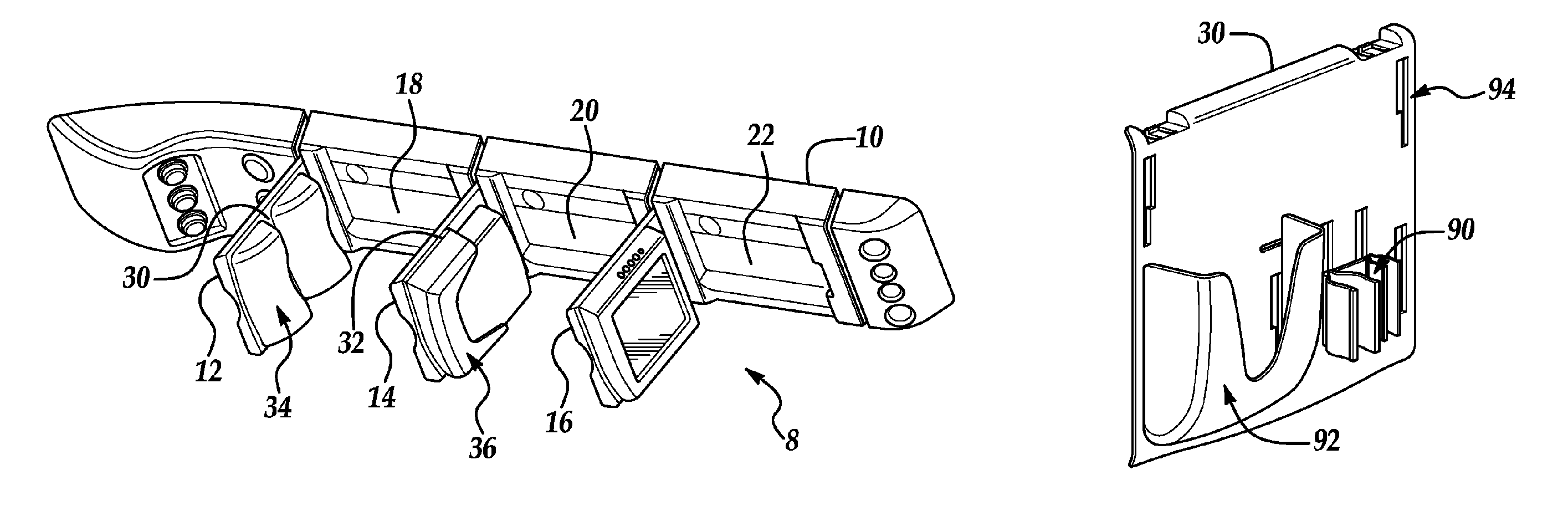 Configurable panel for vehicle overhead console