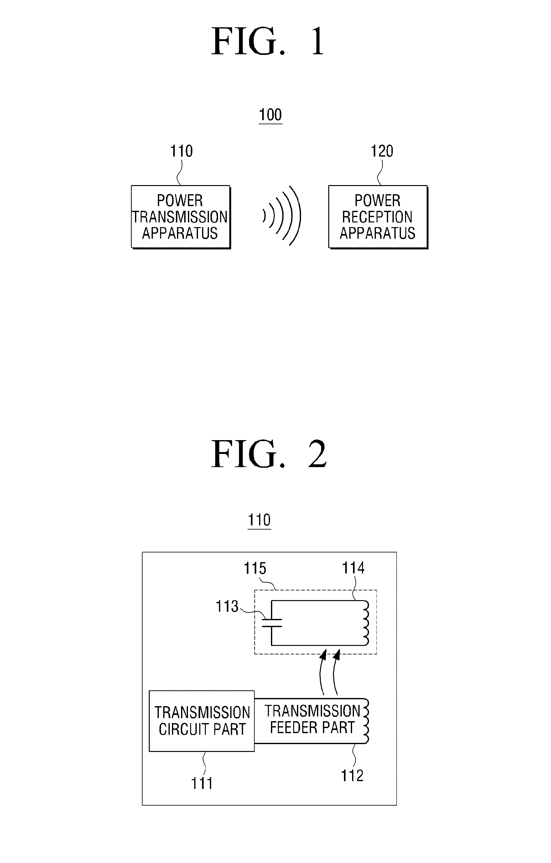 Three-dimensional glasses and system for wireless power transmission