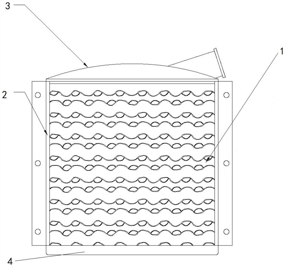 Hot melt type gas-liquid two-phase heat exchanger