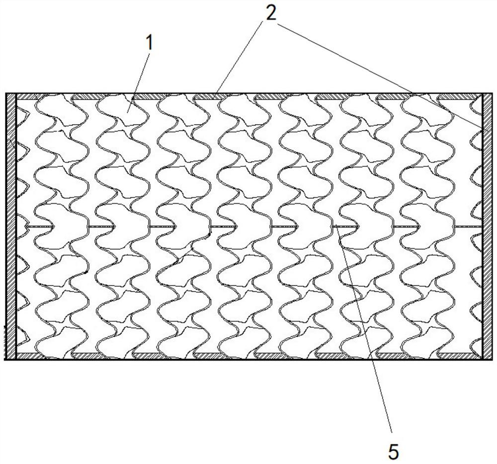 Hot melt type gas-liquid two-phase heat exchanger