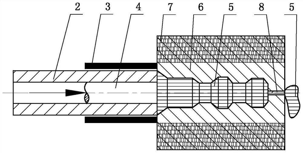 Method for manufacturing PEEK bone fixation part containing carbon fiber filaments through heat flow die casting
