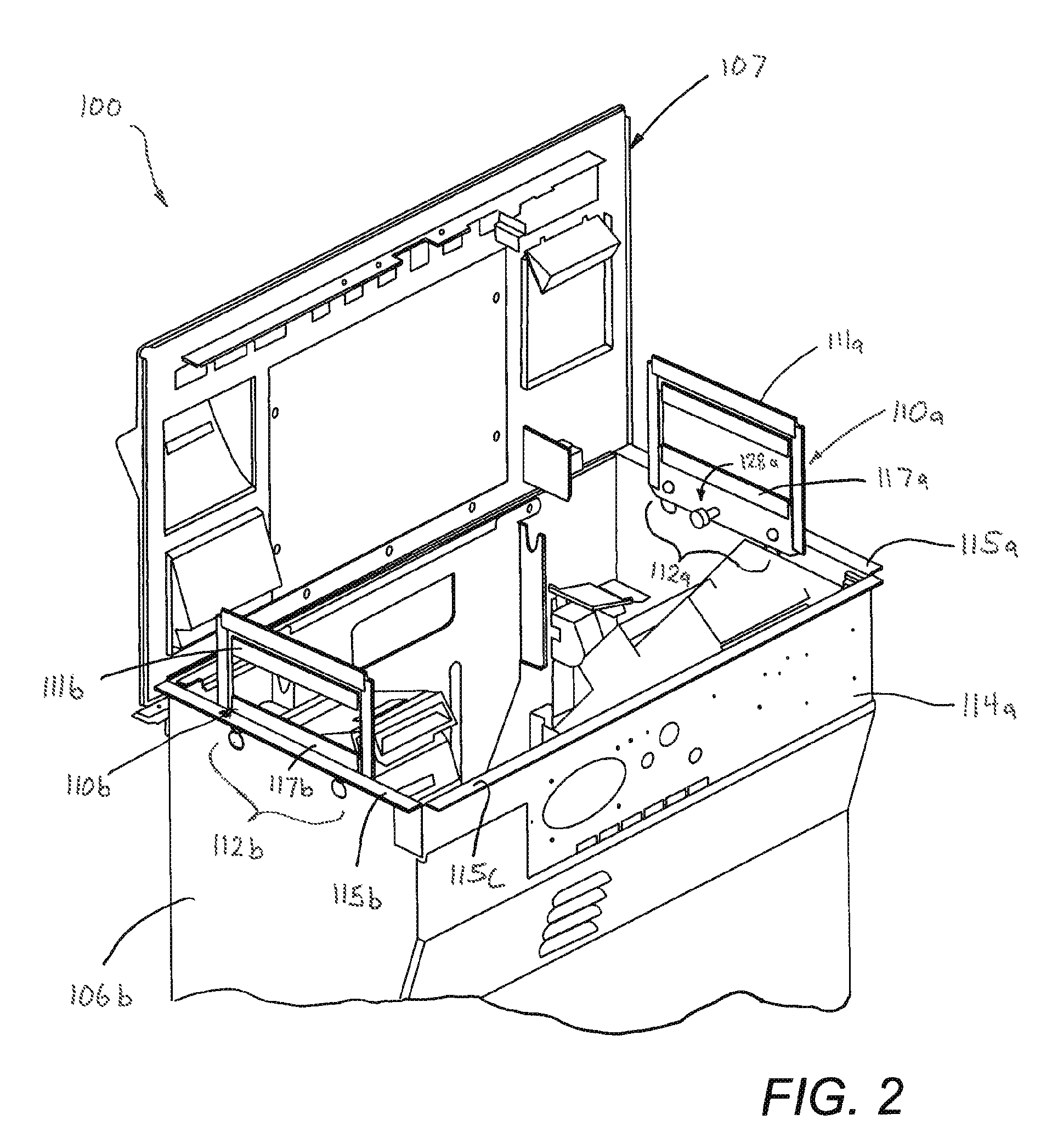 Repositionable handle assemblies for drop-in-bar gaming machines