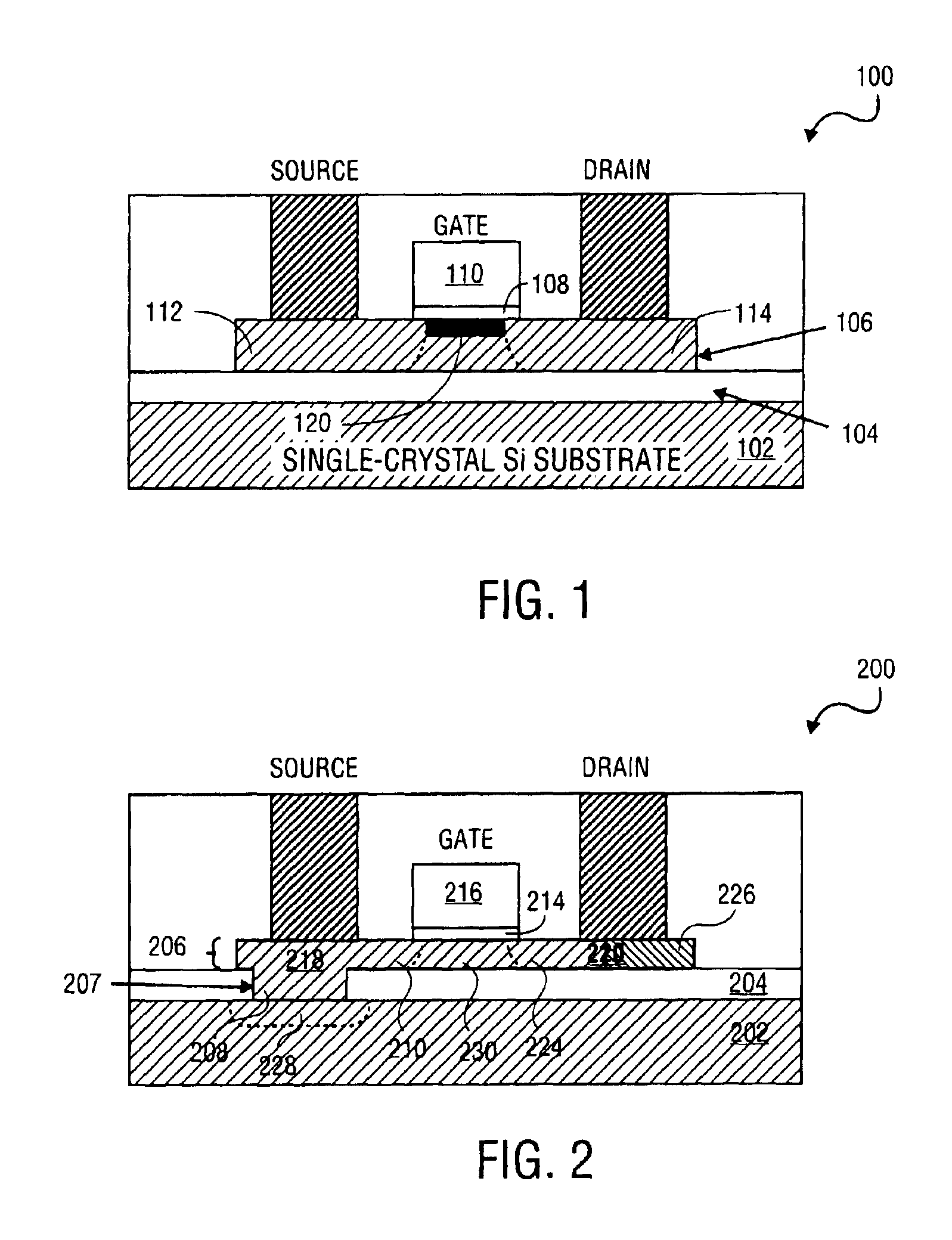 Silicon on insulator (SOI) transistor and methods of fabrication