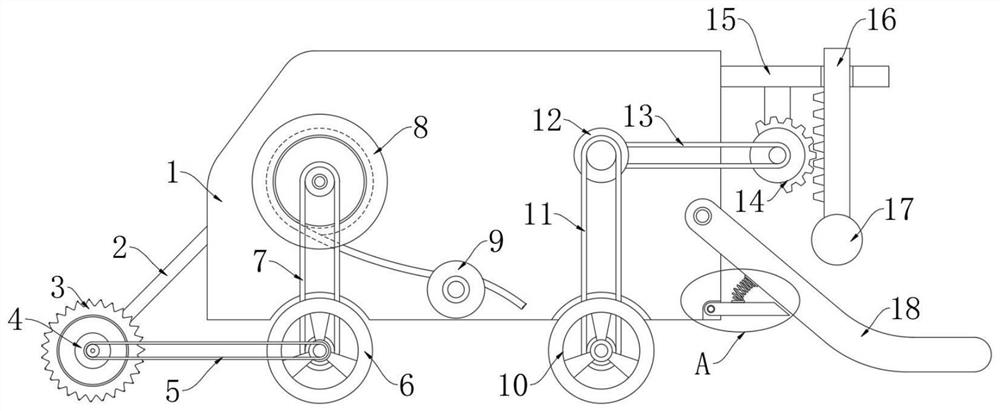 An automated cable laying device