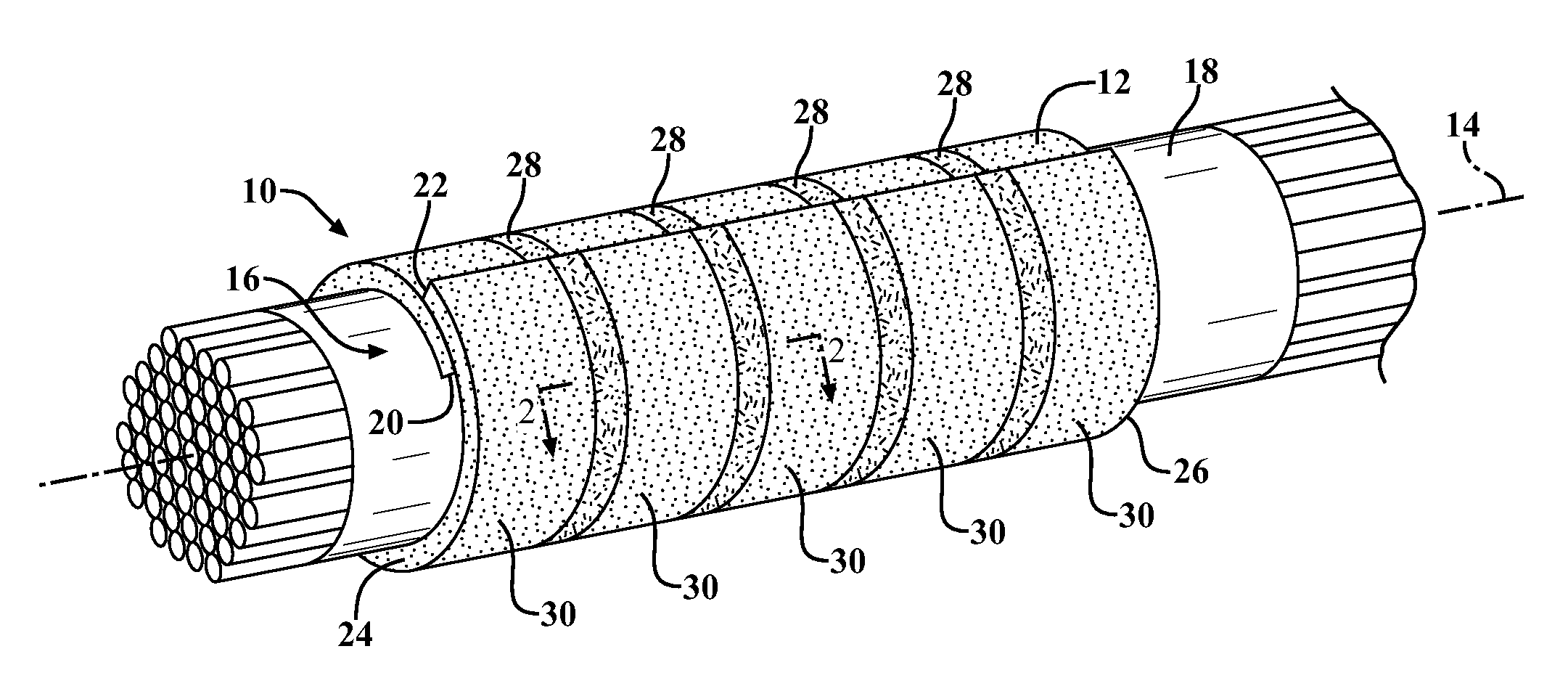 Non-woven, self-wrapping thermal sleeve and method of construction thereof