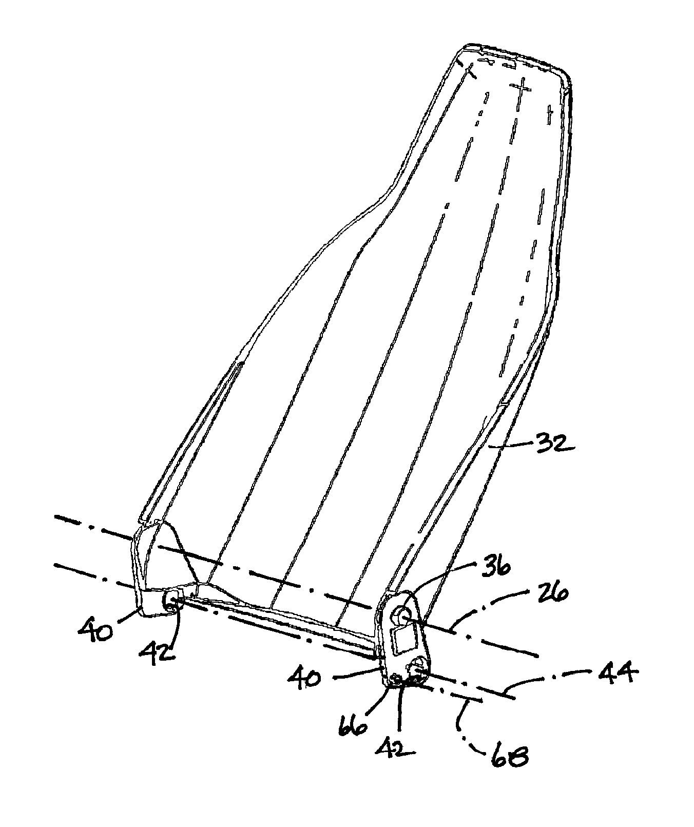 Reclining seat assembly