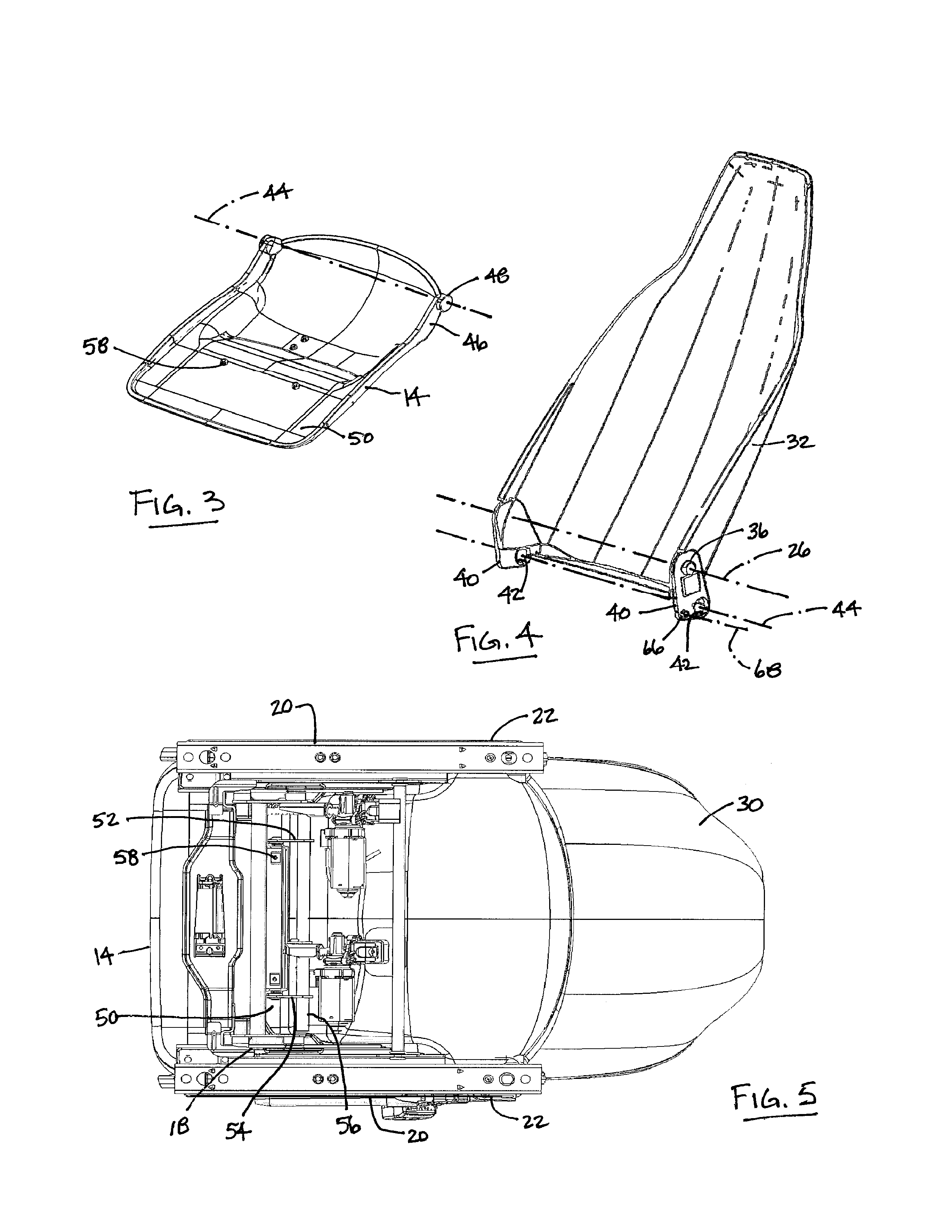 Reclining seat assembly