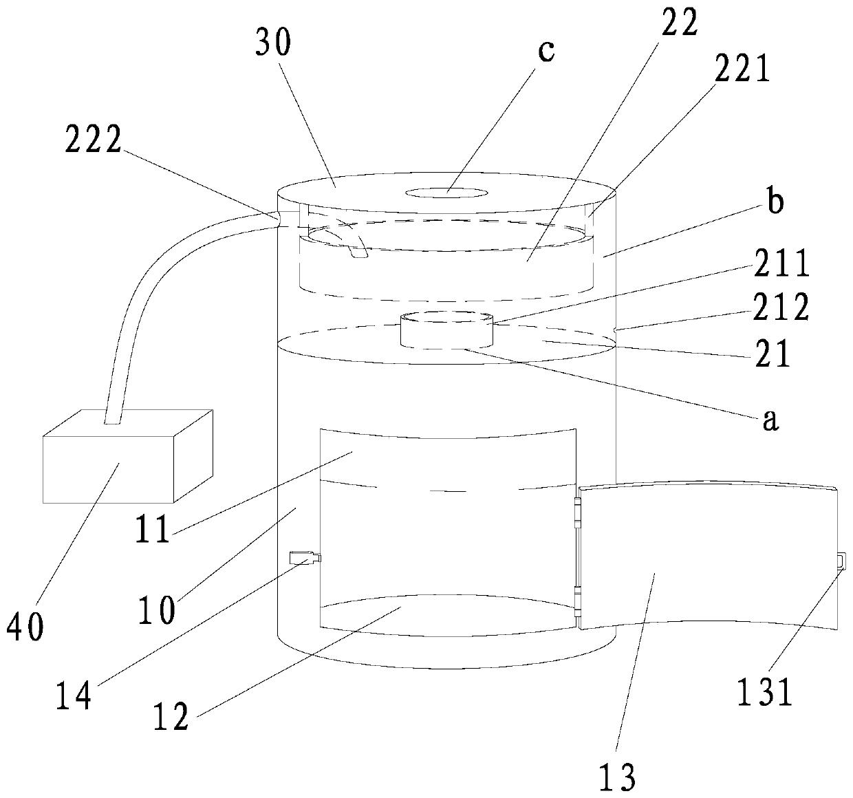 Dust collector and collecting method of golden paper burning barrel