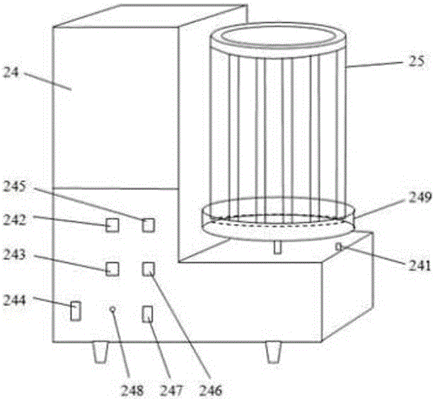 Testing device and method of thermal shrinkage rate of chemical fiber filaments