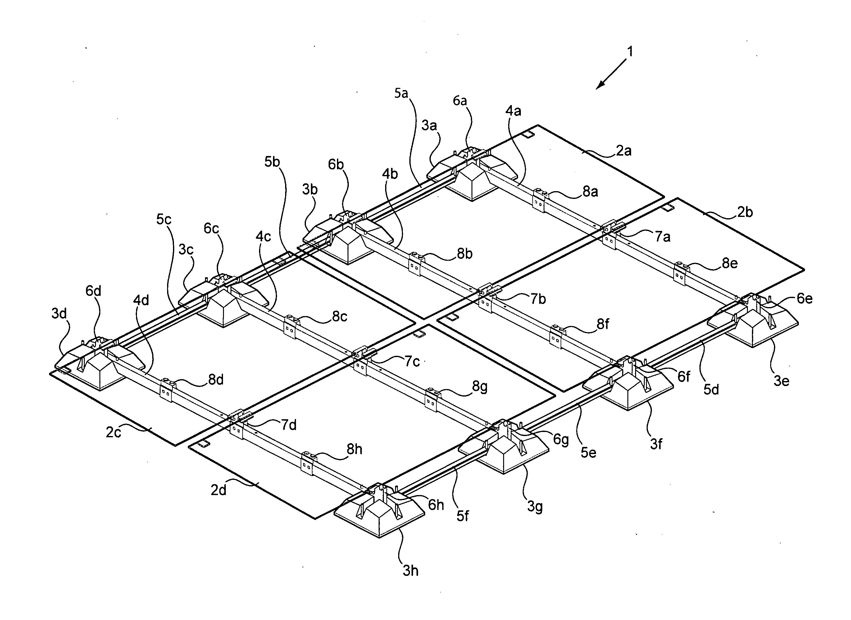 Photovoltaic panel clamp