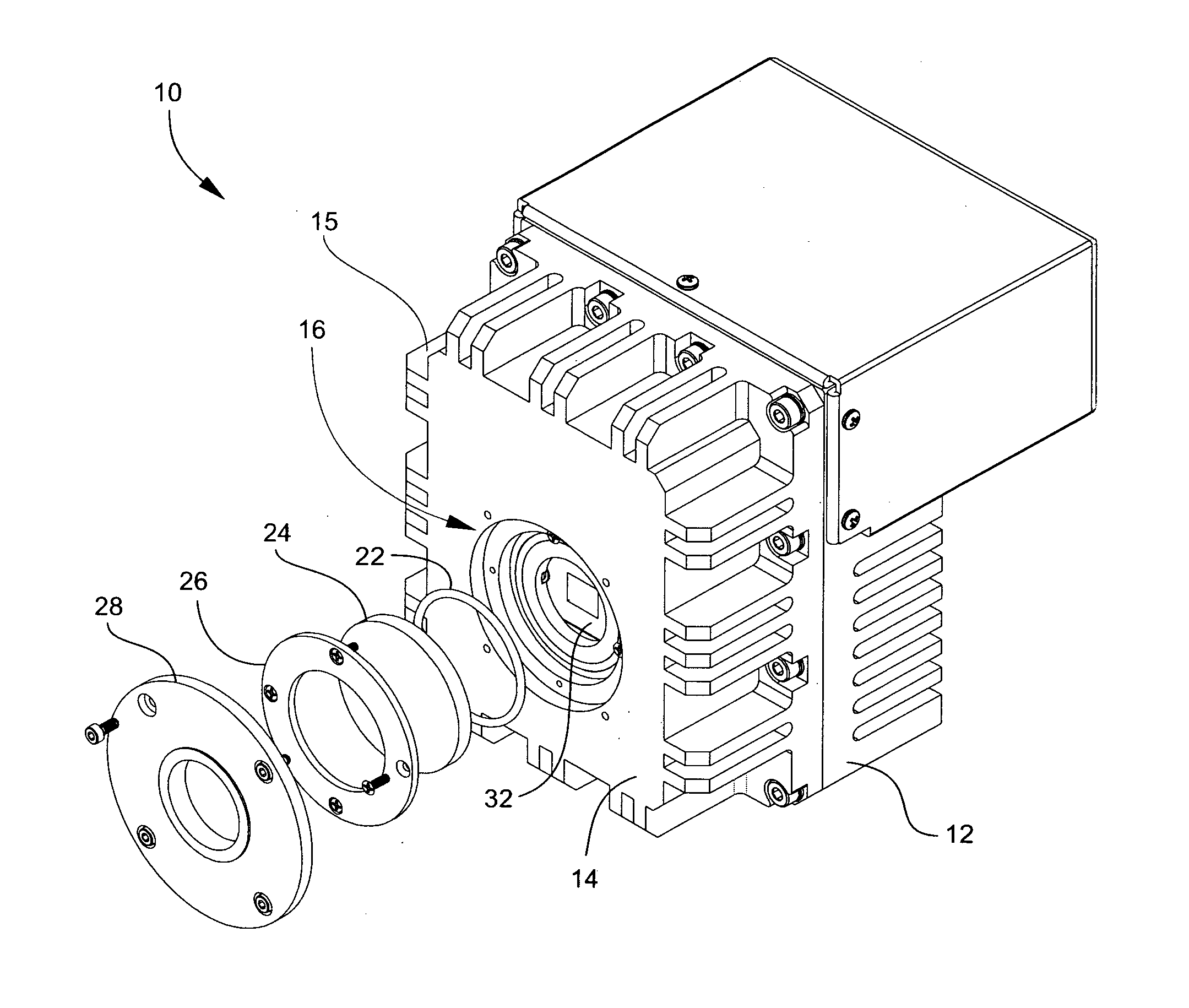 CCD camera architecture and methods of manufacture