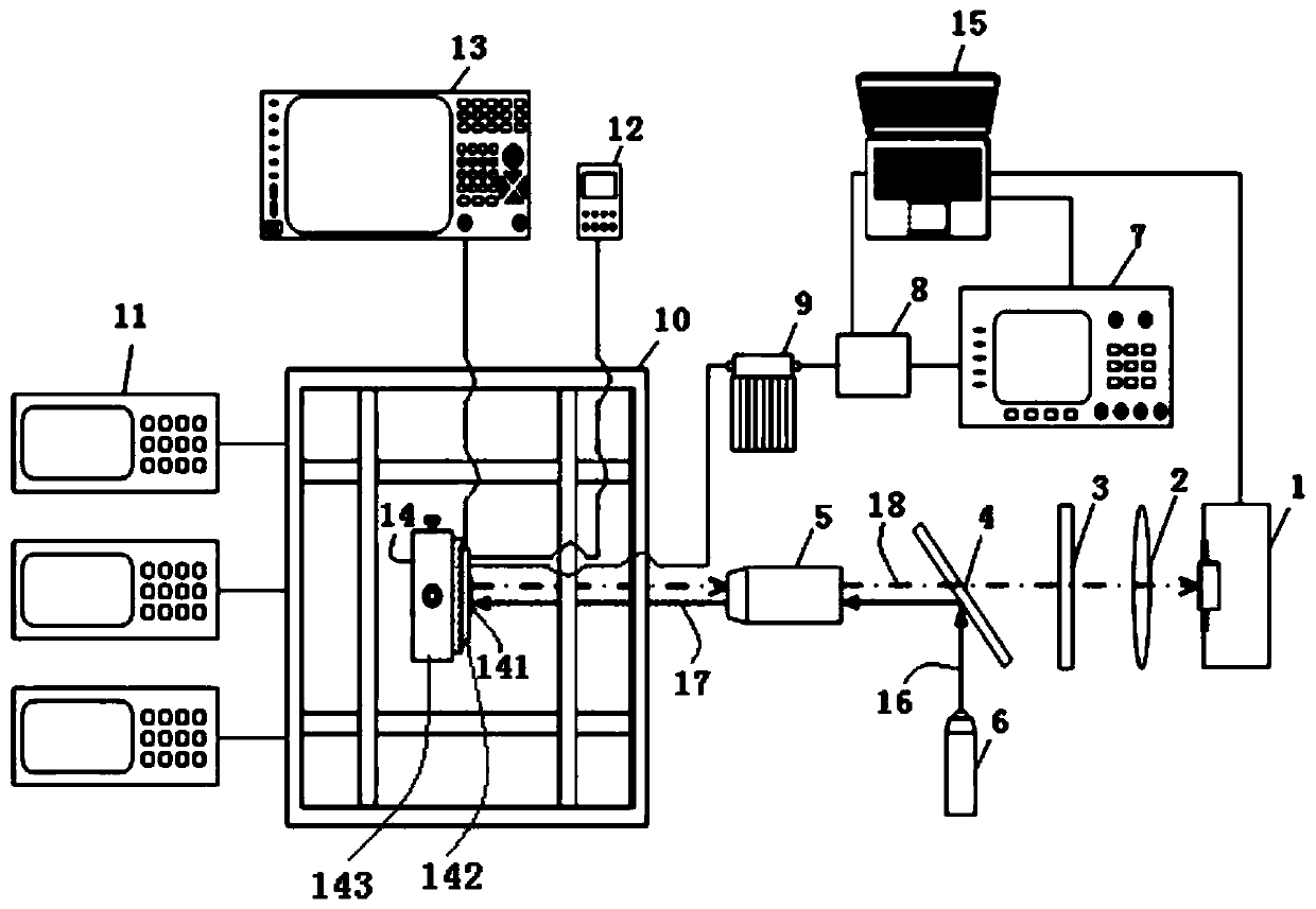 Quantum precision measurement device frequency calibration system and method based on diamond NV center