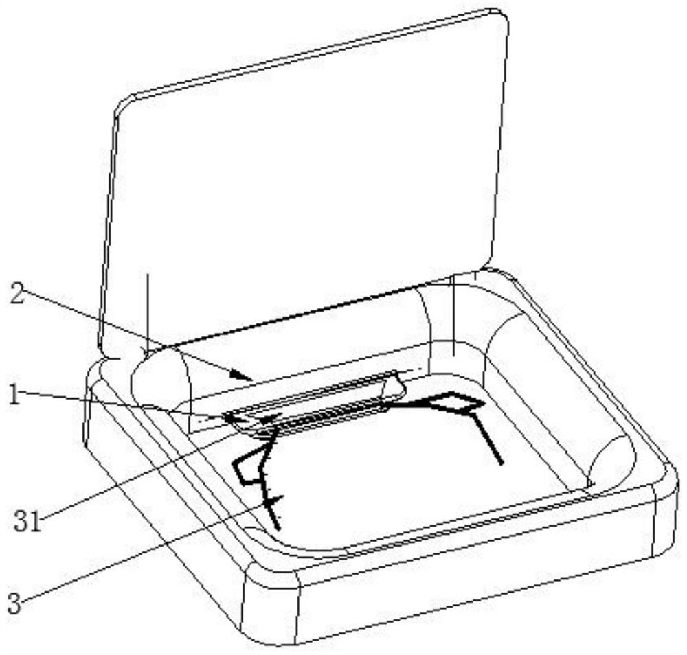 Clothing partial cleaning structure and washing machine