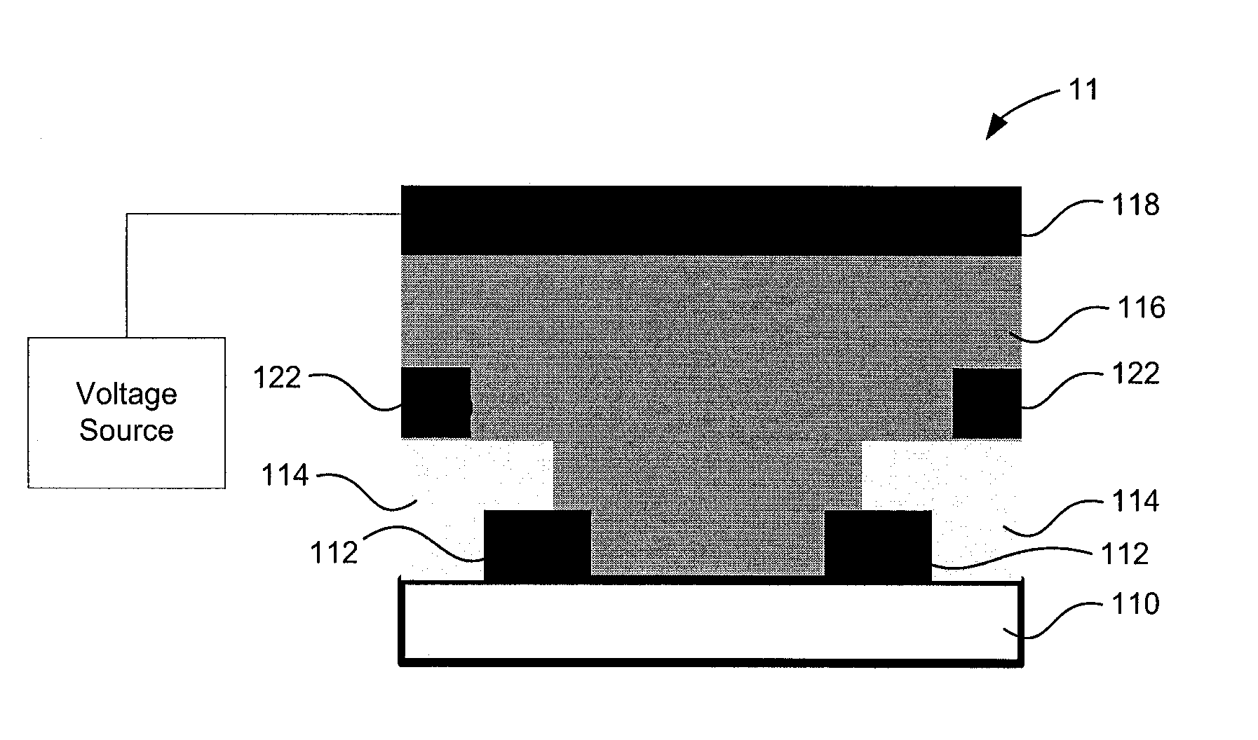 Method and apparatus for a lateral radiation detector