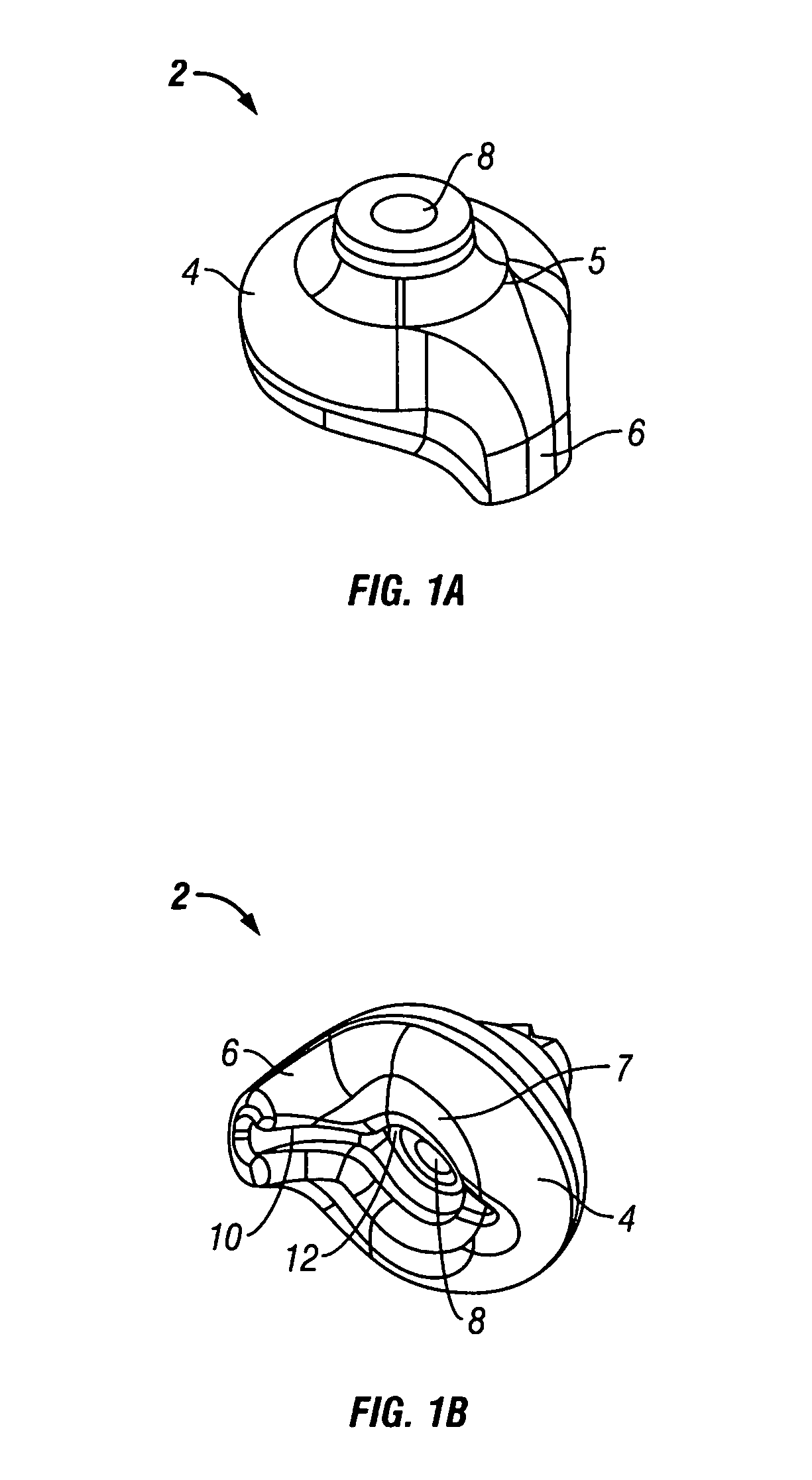 Conformable ear tip with spout