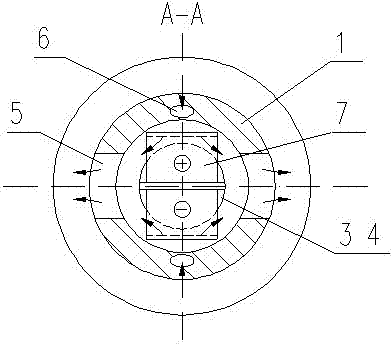 Flexible connecting device for generator rotor conducting rod