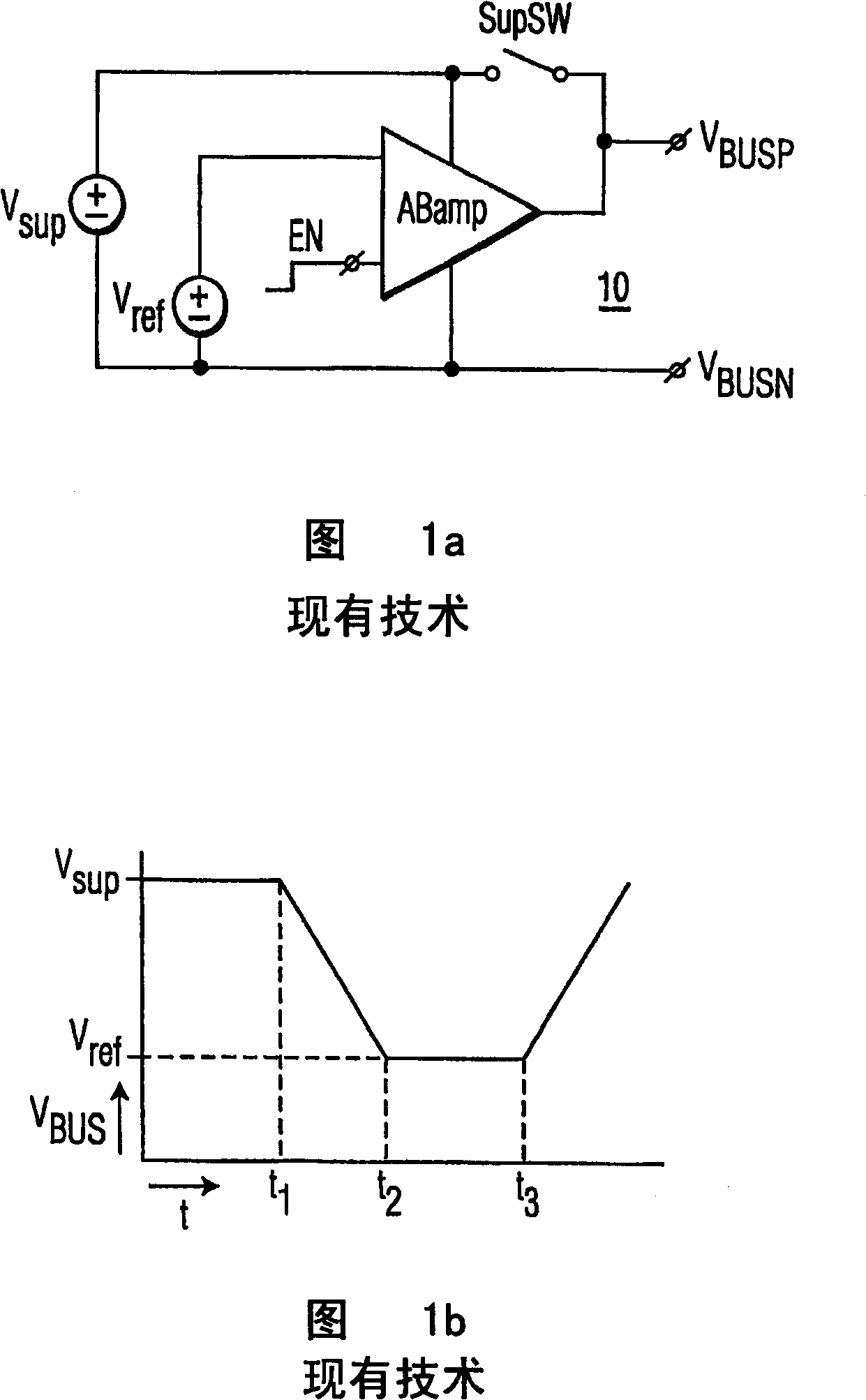 Turn-on bus transmitter with controlled slew rate