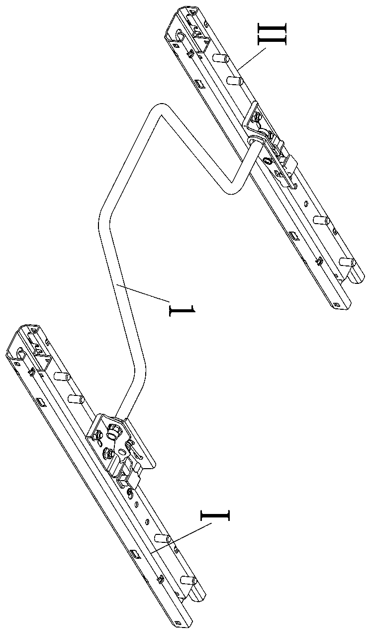 Method for installing and unlocking locking mechanism in sliding rail of car seat