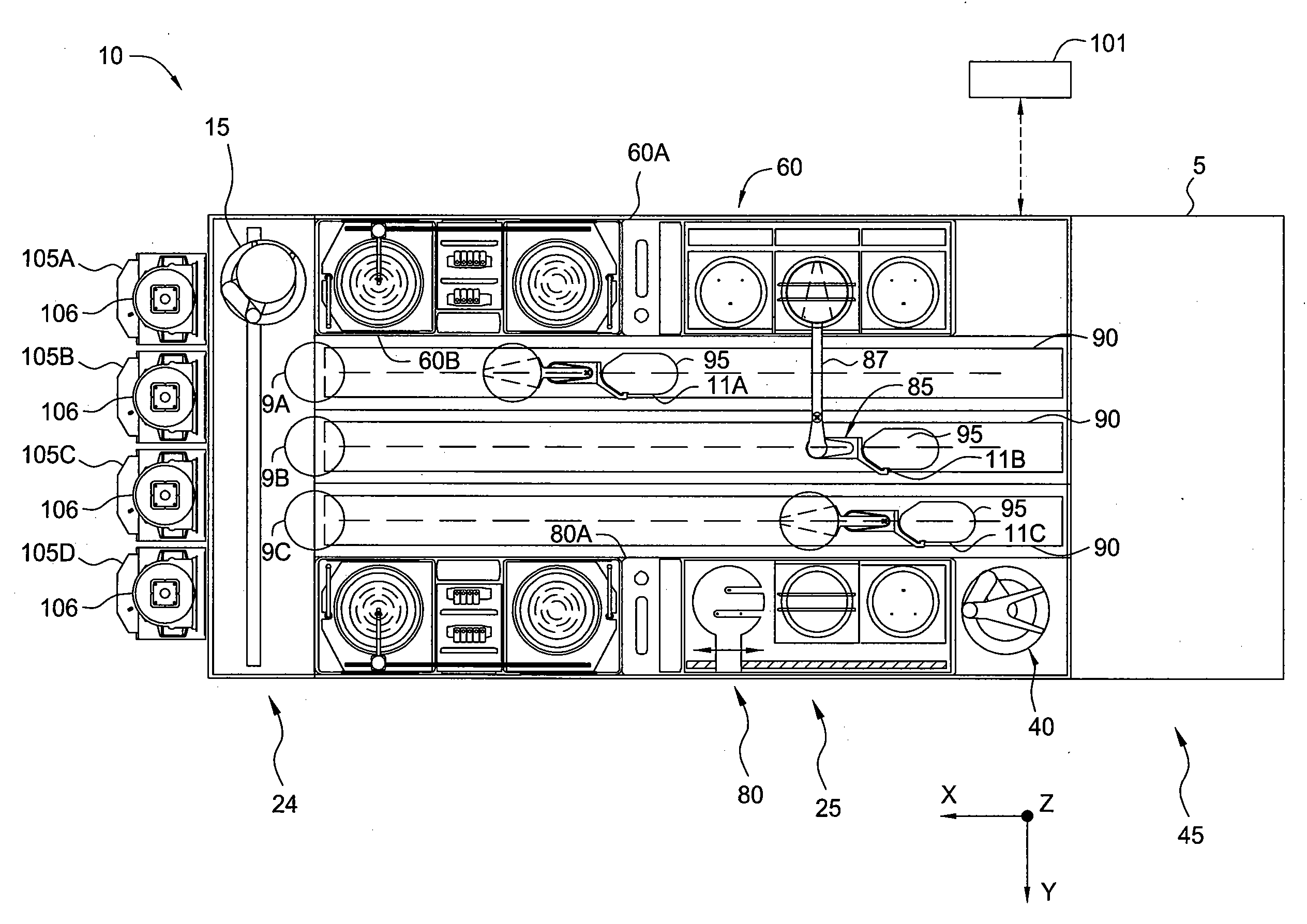Scheduling method for processing equipment