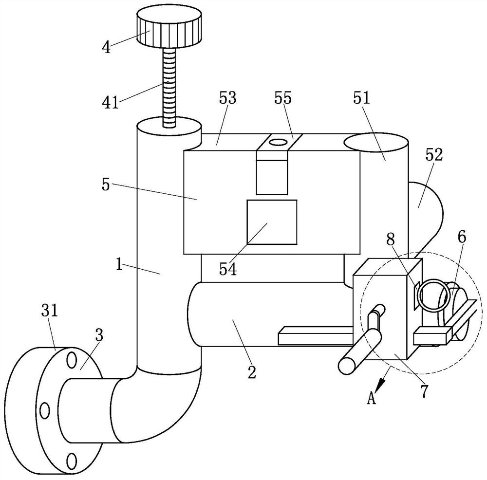 Valve with filter screen convenient to replace
