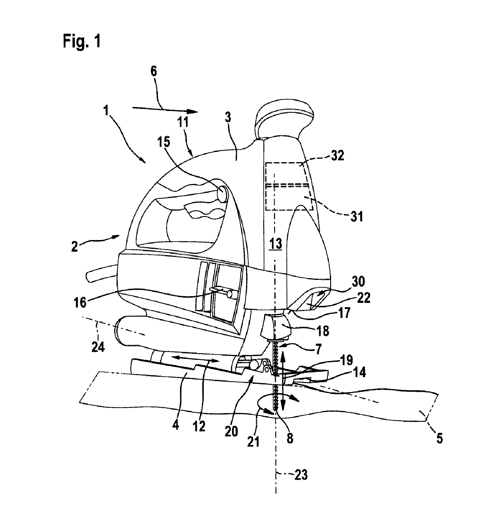 Machine Tool, especially Handheld Machine Tool