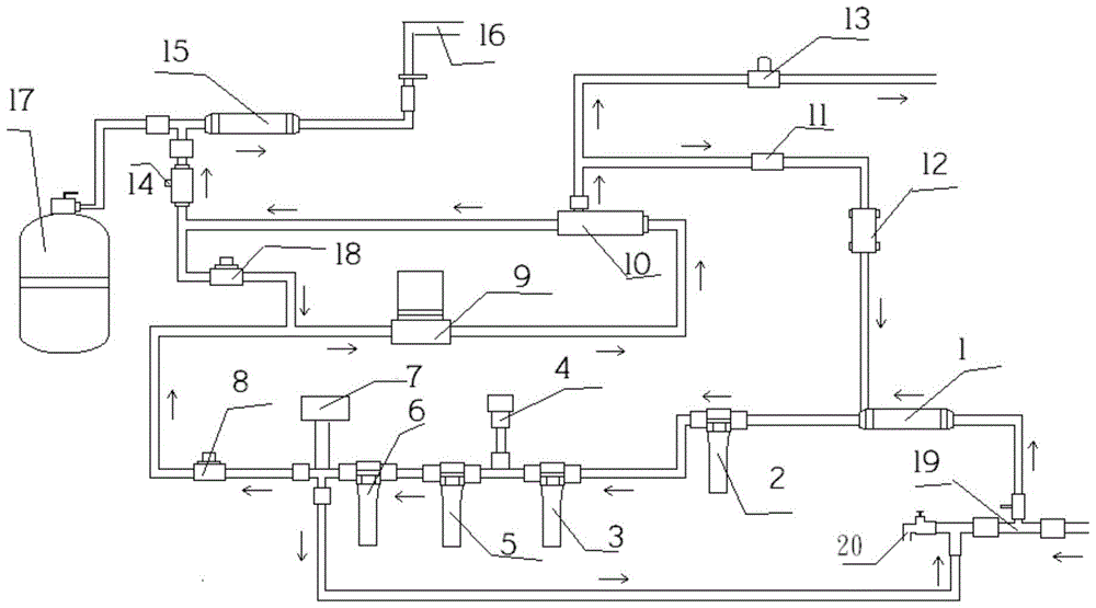 RO machine intelligent water saving system and control method thereof