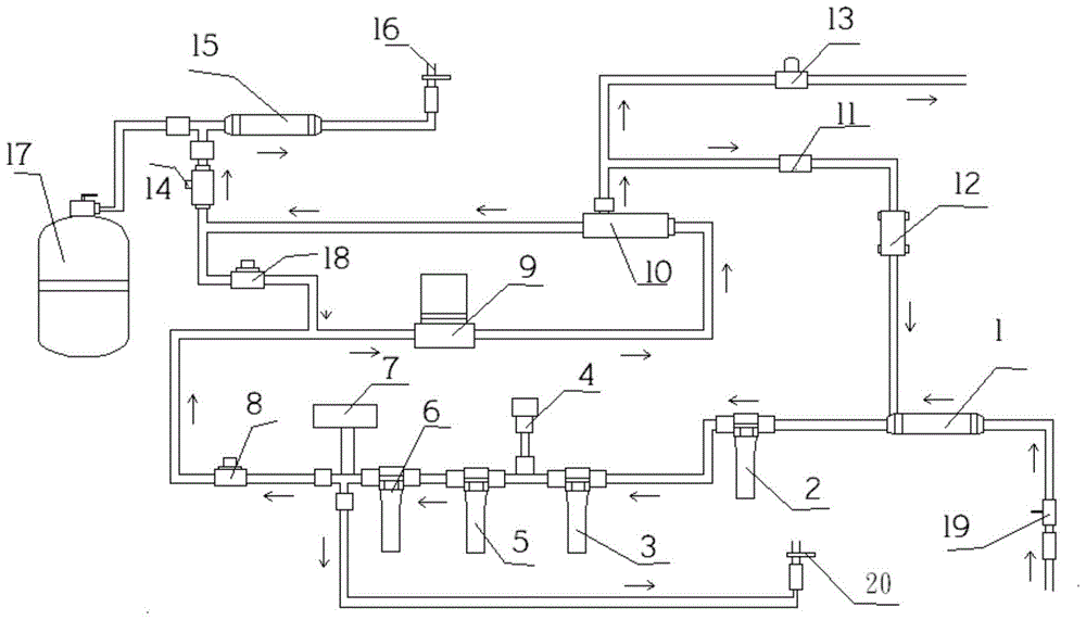 RO machine intelligent water saving system and control method thereof