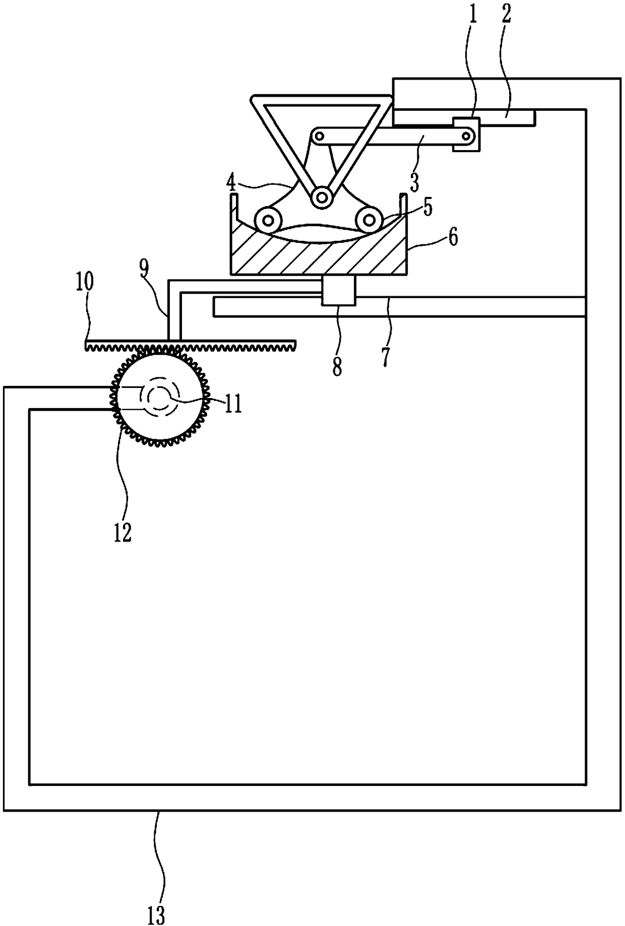 Material refining device for factory cosmetic production