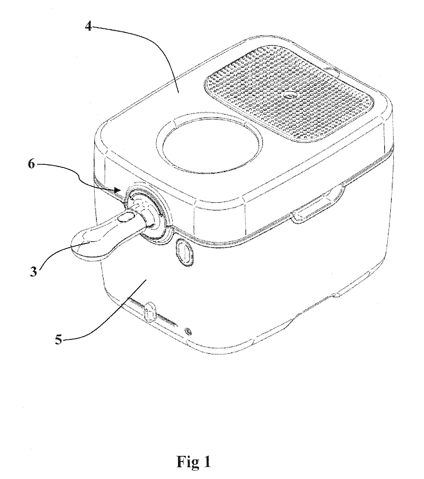 Cooking appliance and pivotal device for raising and lowering a basket for draining cooked food
