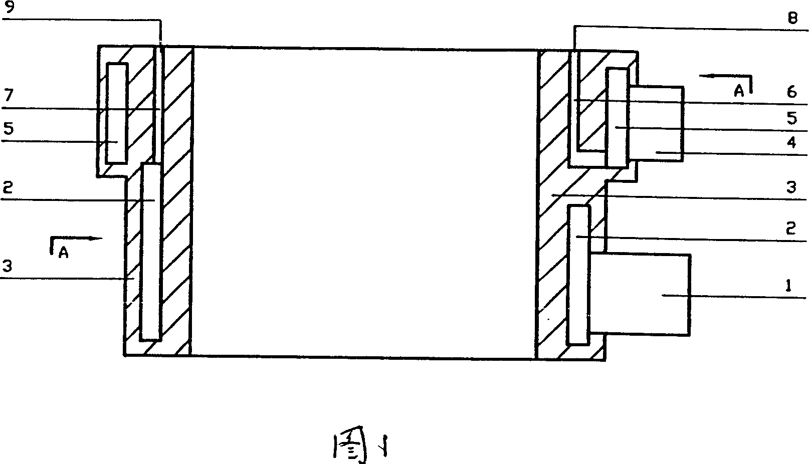 Ceramic burner with round arrangement vertical upward nozzle