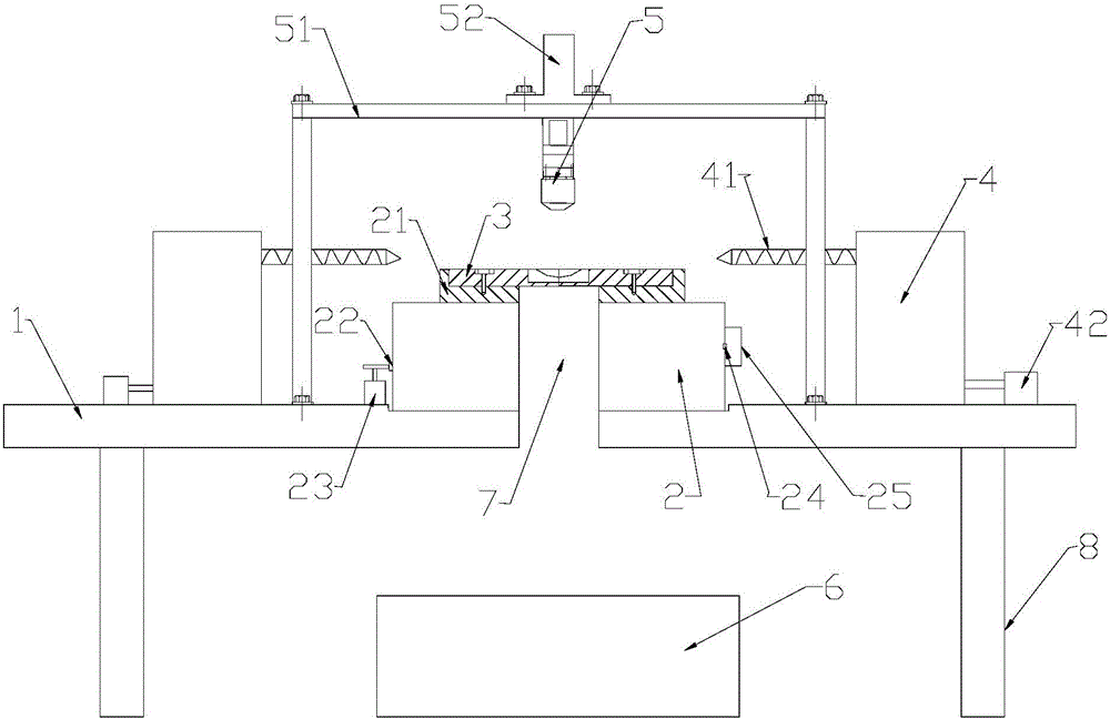 Cross-shaped axle type automatic universal drilling device