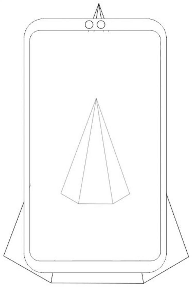 Method and mobile terminal for intelligent viewfinder display on screen