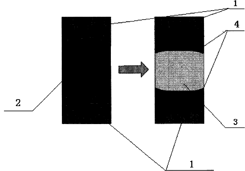 Dual travelling wave partition burning method for fast reactor fuels