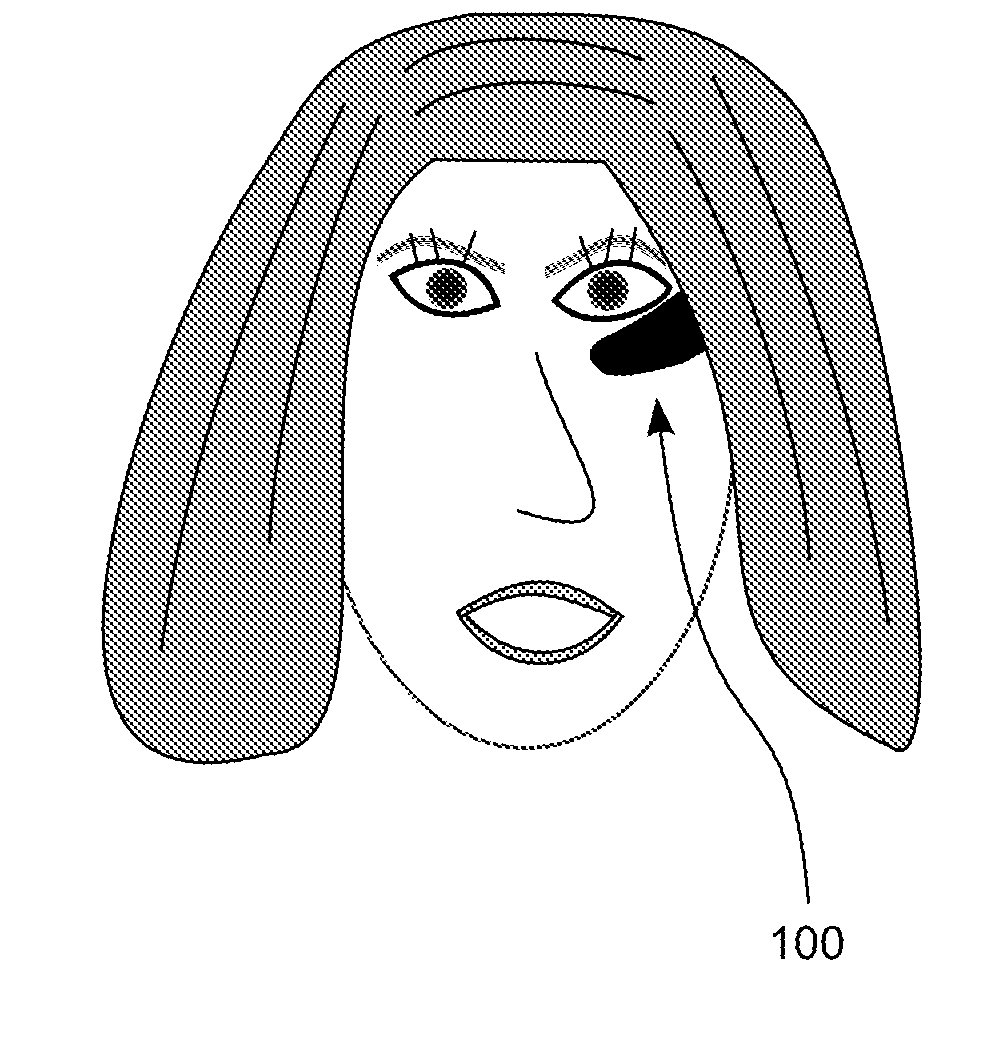 Device and method for applying makeup