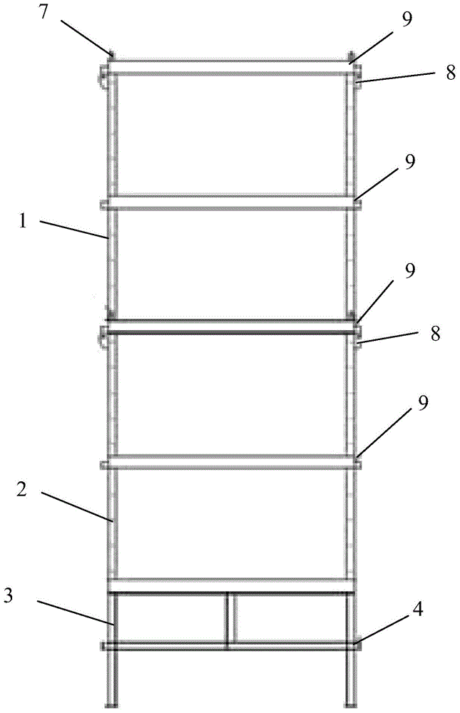 A multi-channel double-layer flat membrane module