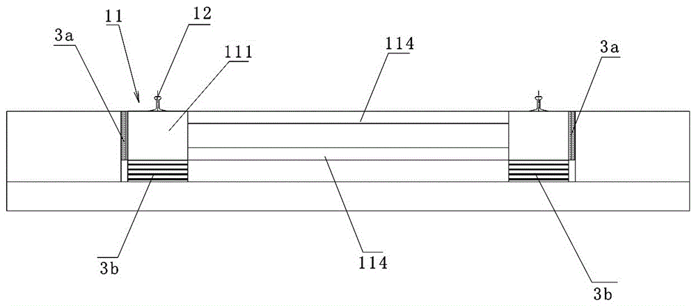 A decentralized support track structure with vibration and noise reduction functions