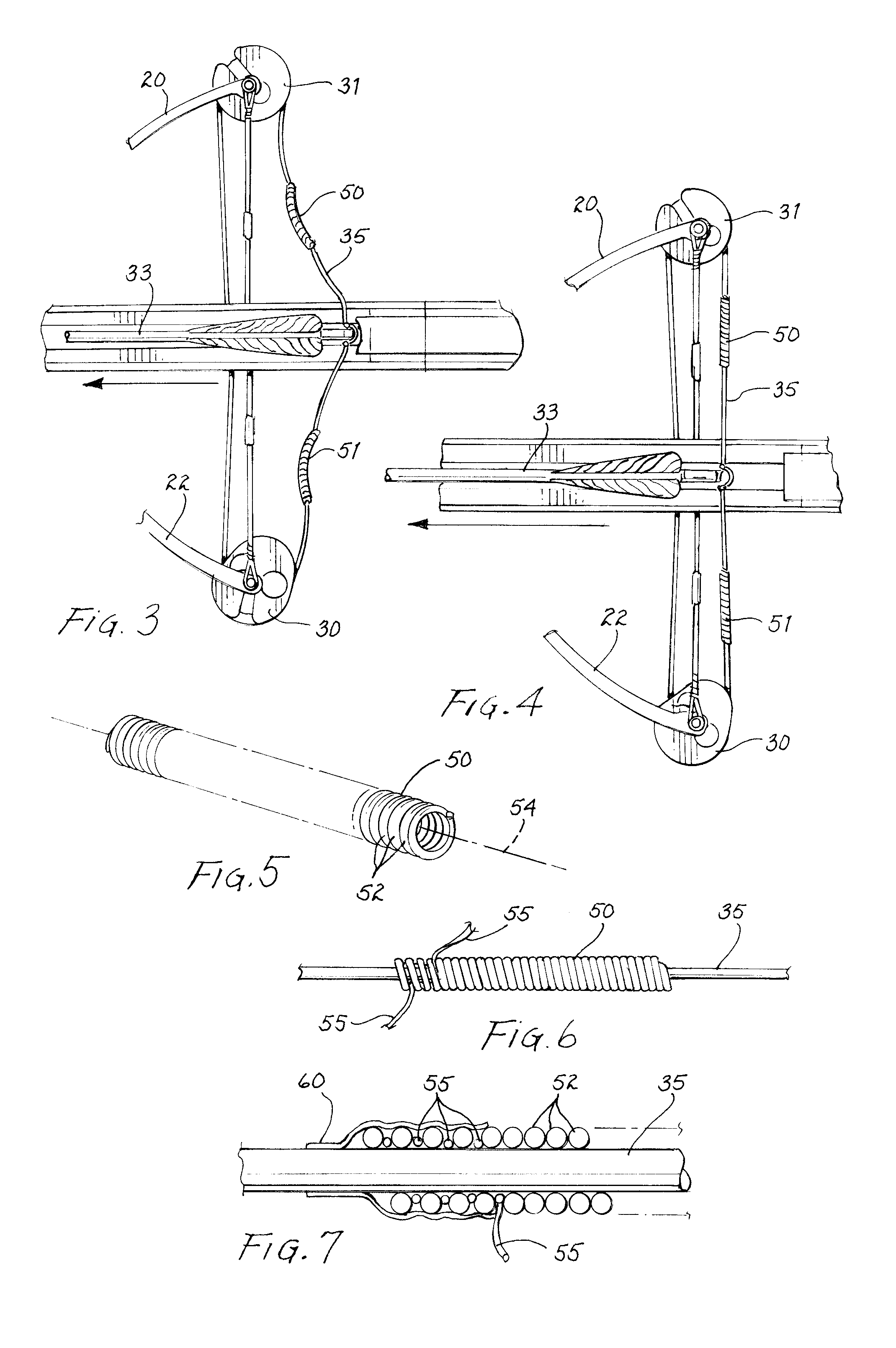 Bow energy transfer system and method